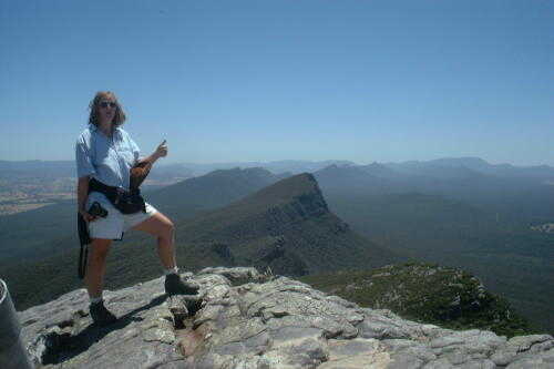 Grampians: Finally we made it, on top of Mt. Abrupt