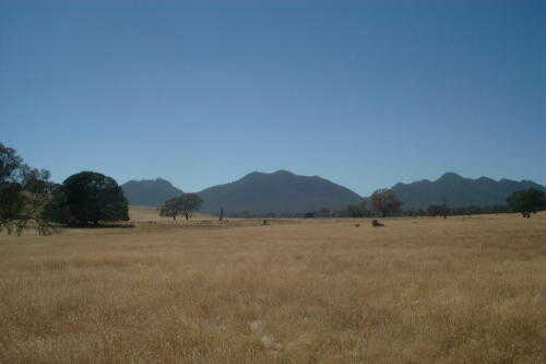 Grampians: Serra Ranges from the plains